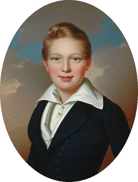 unknow artist Portrait of Archduke Alexander of Austria son of Archduke Joseph, Palatine of Hungary France oil painting art